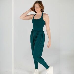 Imbodhi Jumper One Oiece Jumpsuit Teal S